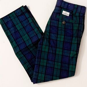 Vineyard Vines Kids Tartan Pants - Navy and Forest